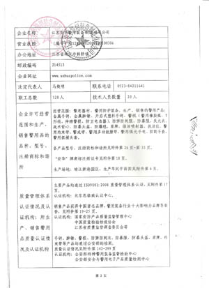 安華警用裝備銷售許可證